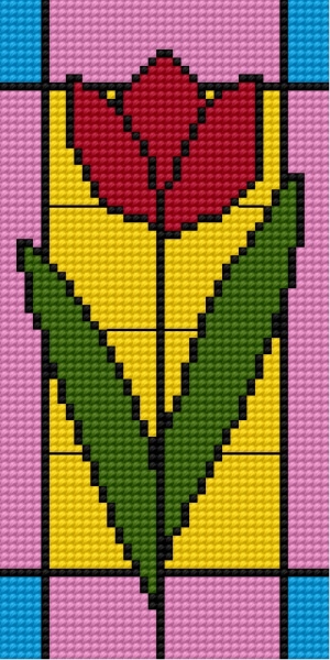 Witra z tulipanem